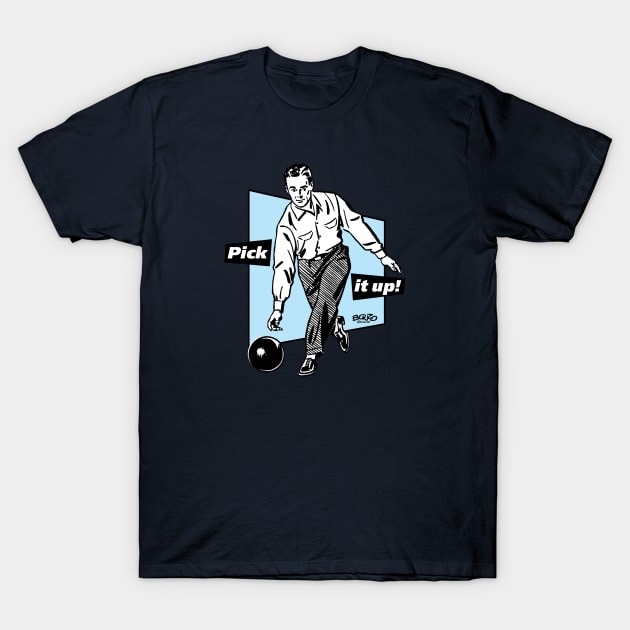 Bowler-Man1 T-Shirt by BonzoTee